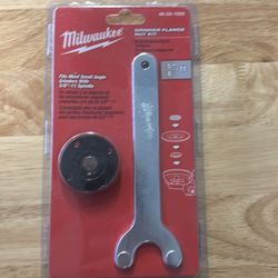 Milwaukee 5/8” -11 spindle for angle grinder