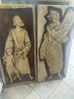 Moses And Prophet Fiberglass Statue