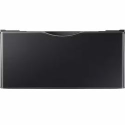 💥Best Saving💥 27 in. Laundry Pedestal in Fingerprint-Resistant Brushed Black with Storage Drawer
