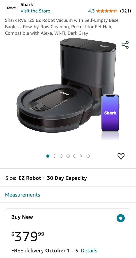 Shark Ez Robot - RV915S