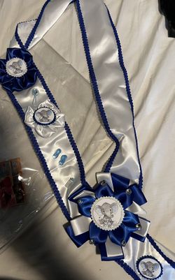 baby Shower Accessories “mommy to be” Sash, Boy Themed