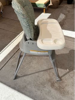 Graco high chair adjustable (not collapsible)