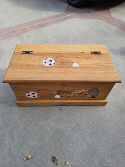 Amish Hand Crafted Wood Toy Chest