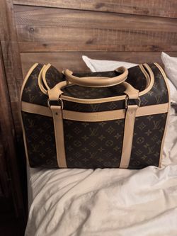 Louis Vuitton 15in Dog Carrier / Dog Bag For Small Or Medium Dog