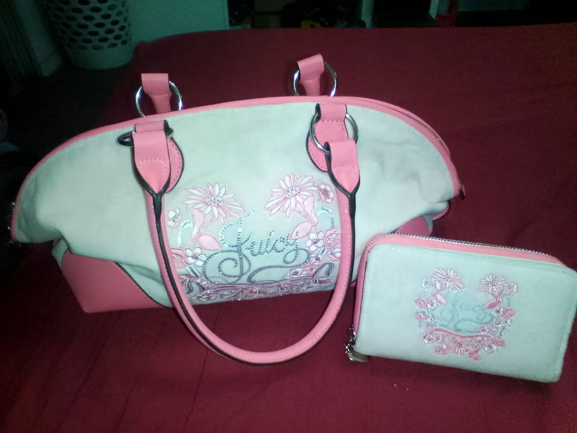 Juicy Couture Purse W/Matching Wallet