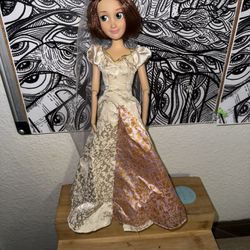 Disney Store Tangled Ever After Wedding Rapunzel Classic Bride Doll Brunette