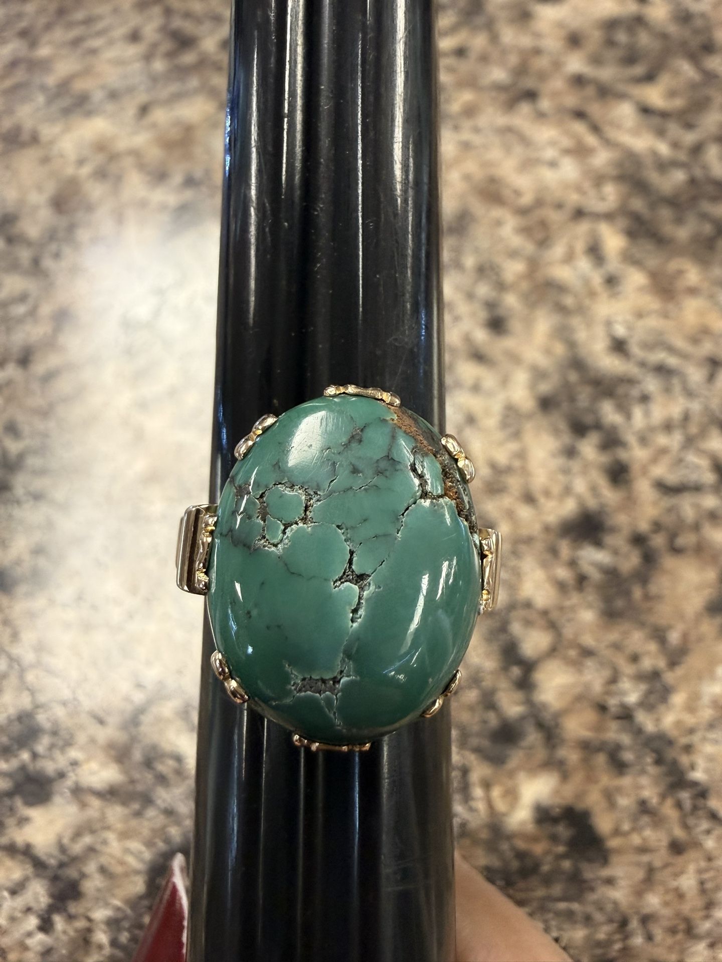 14k Turquoise Ring Size 7