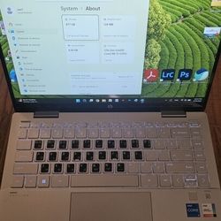 HP X360 2 In 1 Touch Screen Laptop Computer With Programs For Sale 