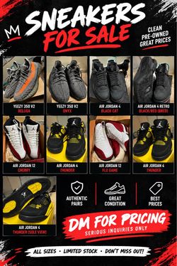 Shoes and Jordan’s for sale