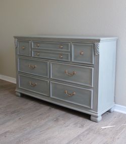 Coastal Blue TV Console Dresser