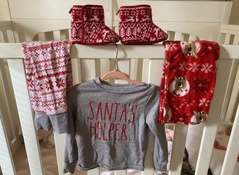 18-24 Months Girl Christmas Pajamas And Boots