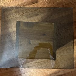 Tinted tempered glass 21.25”x17.75” about 1/4” thick