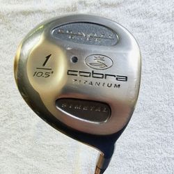 Cobra Titanium Gravity Back BiMetal 10.5° 1-Wood Golf Driver RH