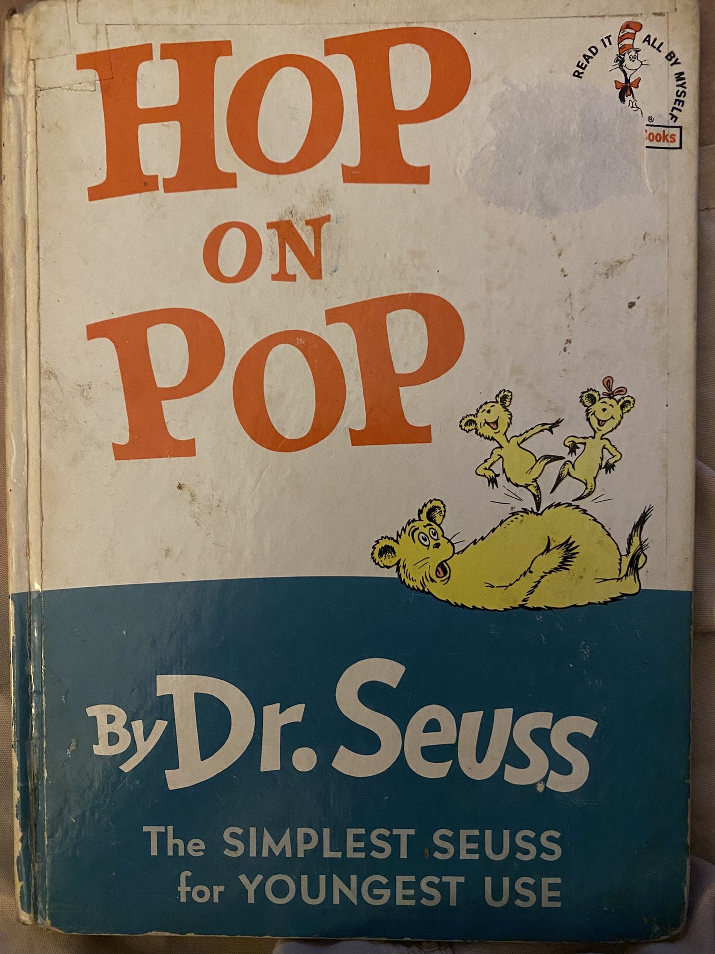 Original Print “Hop On Pop” Book By Dr Suess