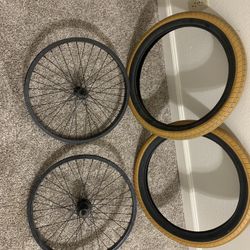 BMX 20’ Tires & Rims No Inner Tubes