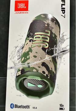 JBL Flip 7 Squad/Camo Bluetooth Speaker