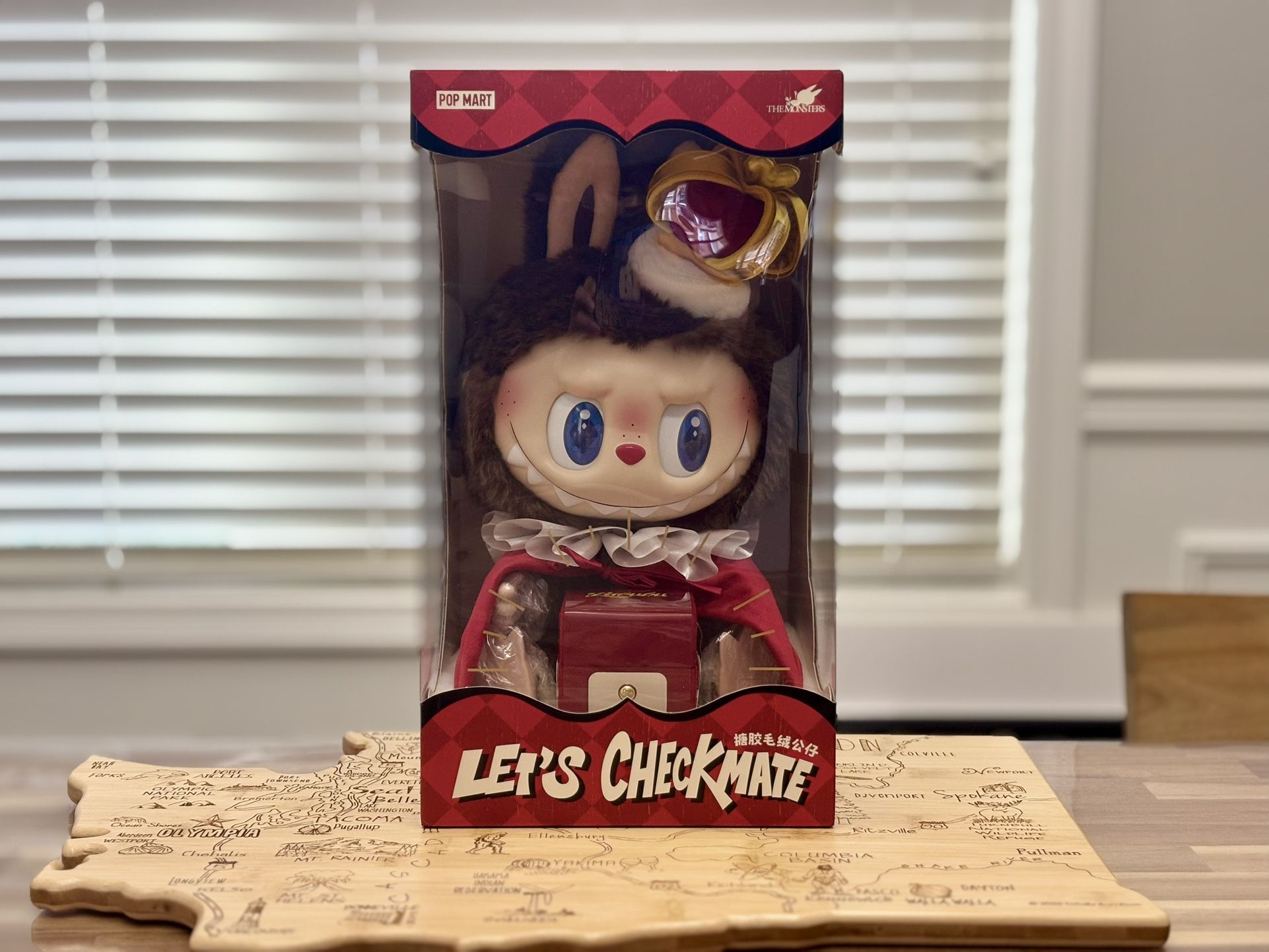 The Monsters Labubu - Let’s Checkmate - The King - Vinyl Plush Doll (Brand New & Unopened)