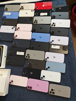 Mixed iPhone 16 15 14 15 Pro Max 14 Pro Max All Model's Available They're Are Good Condition Like New Grade A Some Of Them Carrier Unlock And Locked 