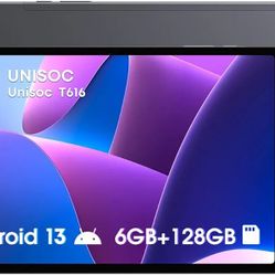 CHUWI Upgraded Android 13 Tablet 10.51'', 6GB RAM 128GB ROM, 4G LTE Unlocked Tablets, Unisoc T616, Octa-Core, 1TB Expand, 13MP+5MP Triple Camera, FHD 