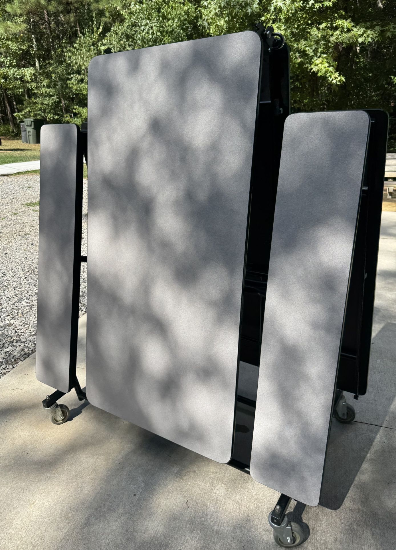 Mobile Bench Folding Cafeteria / Church / Event Table