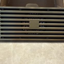 Luxury Brass Shower Floor Drain – Rectangular Linear Design (Brand New)