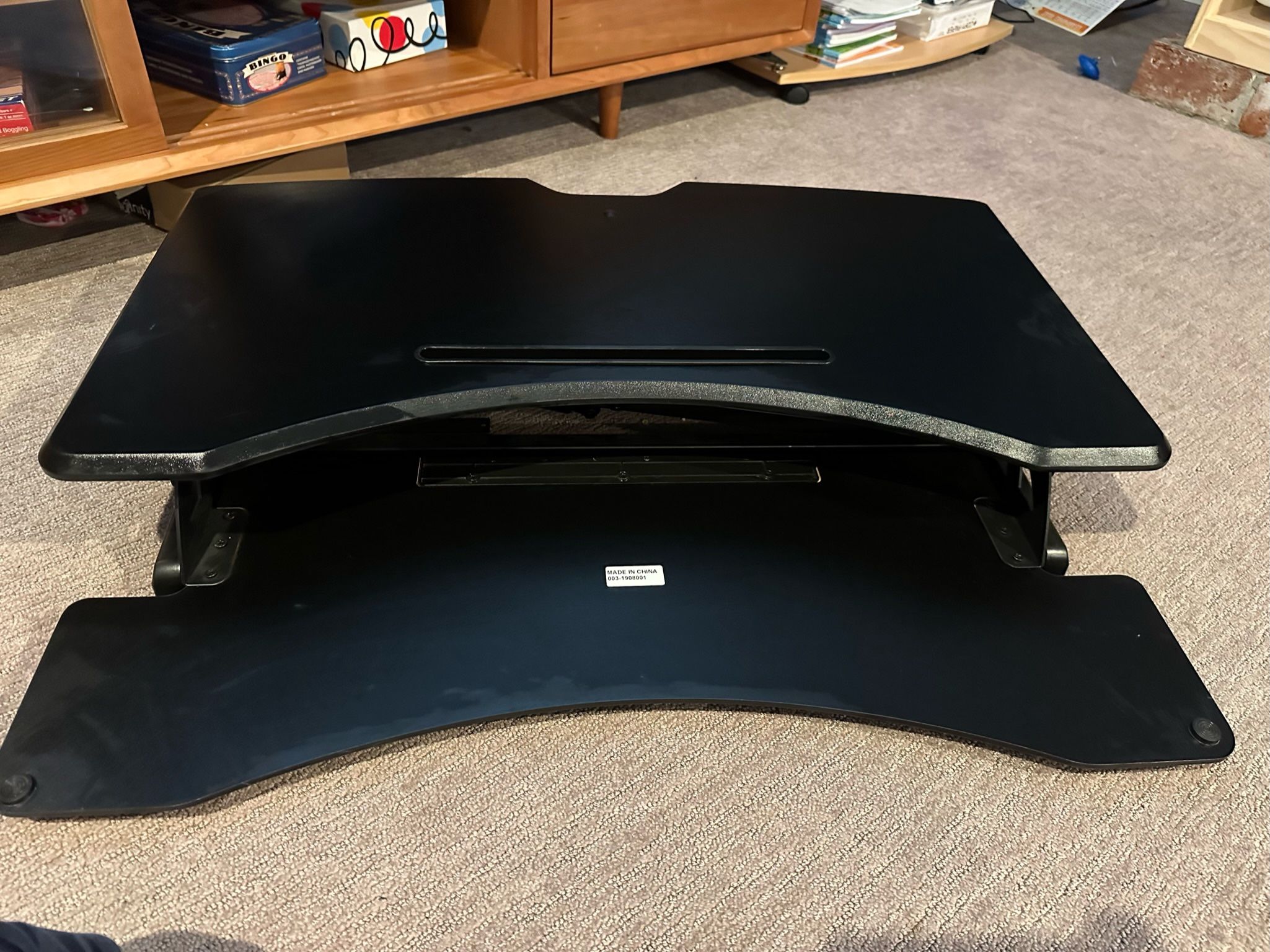 Height Adjustable standing desk converter