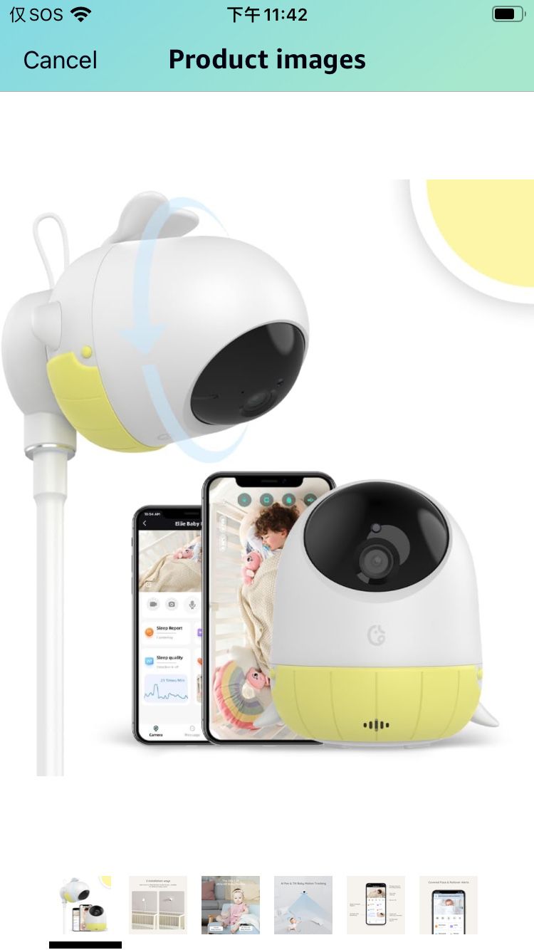    Baby Monitor,Covered Face Alert,Auto Photo Capture,Cry Soothing,2 Way Talk,Virtual Fence,2K HD,Night Vision,Temp Humidity,Breathing Detection ( ple