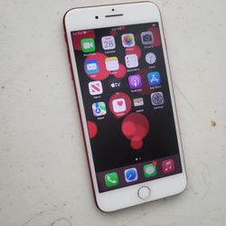 Apple iPhone 7 plus 128 GB UNLOCKED. COLOR Red. WORK VERY WELL.PERFECT CONDITION .