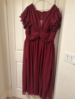 Amazon Bridesmaids Dress, Burgundy, Maroon, Formal