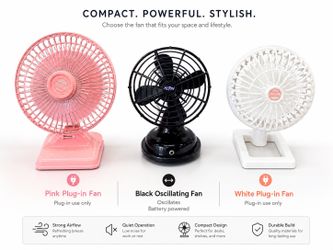 Wholesale Desktop Fans – 3 Styles – Mix & Match – MOQ 30