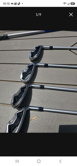 Cobra baffler xl irons. 7..8..pitching And gap wedge