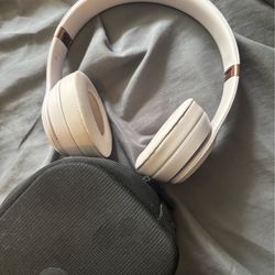 Pink Beats headphones