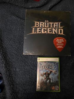 *Sealed* Brutal Legend Sealed Pre-Order Bonus Vinyl LP  with preowned Xbox 360 copy of game
