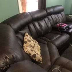 Leather Couch