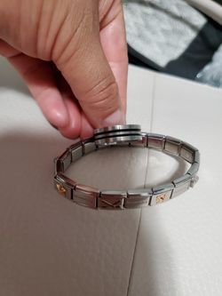 Stainless steel set ring and bracelet