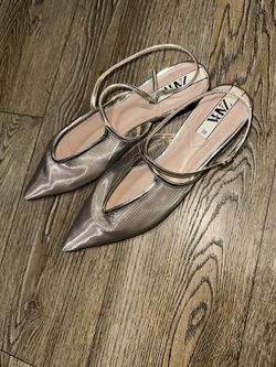 Zara Mesh Flats