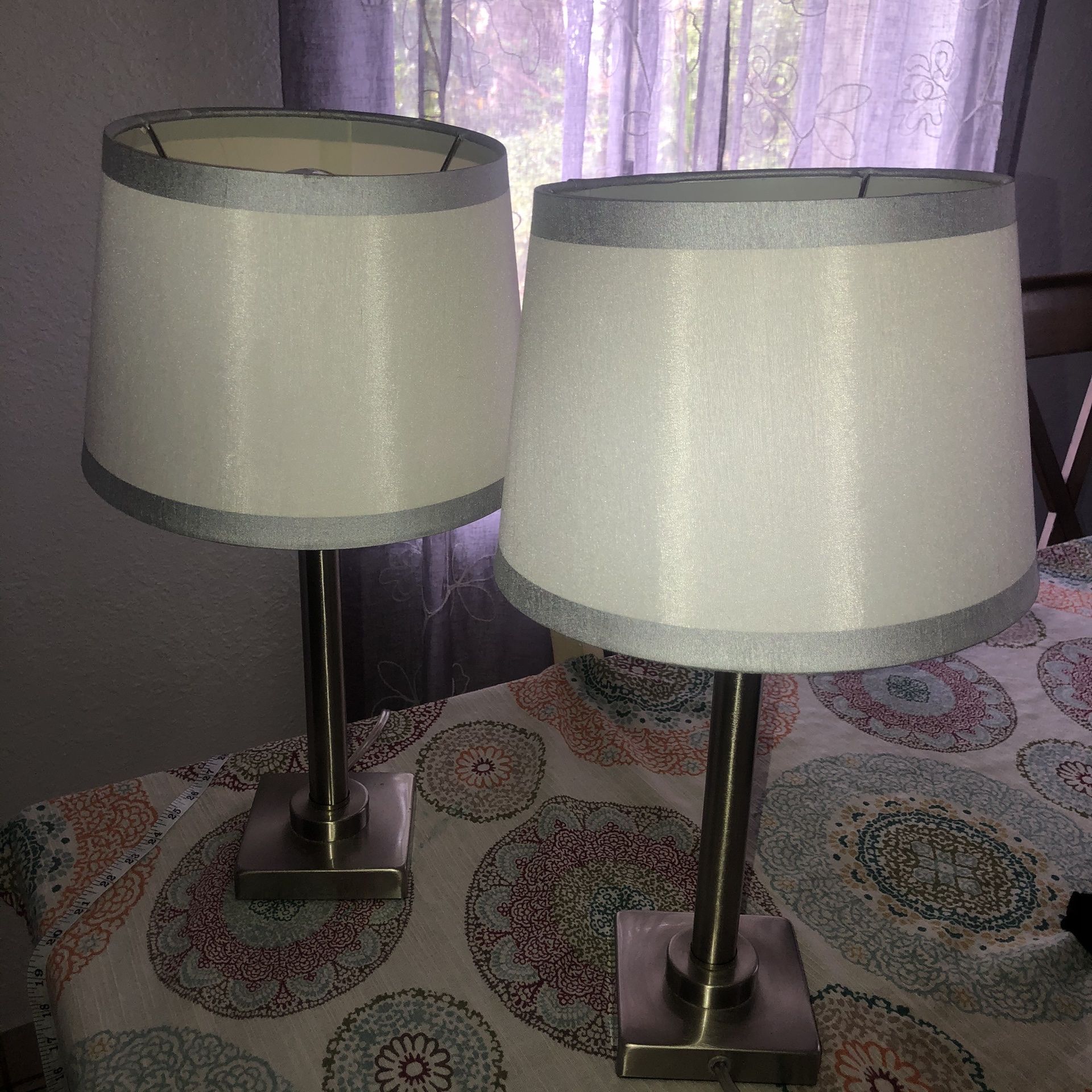 Two Matches Lamps In Excellent Condition