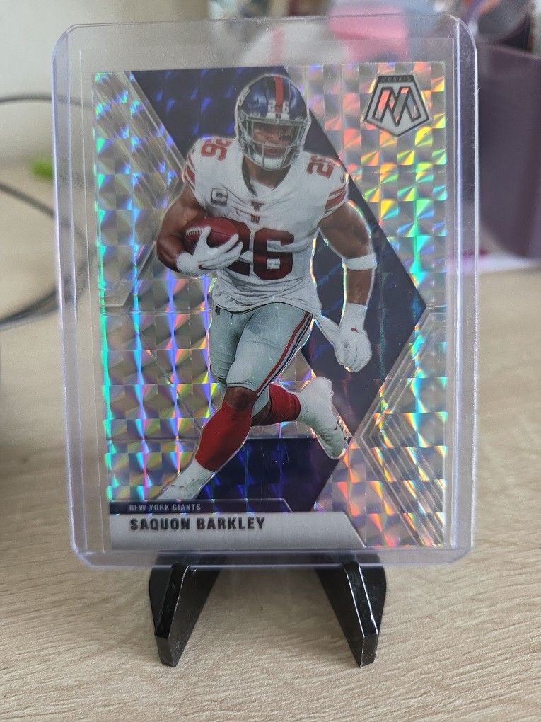 Giants Saquon Barkley Refractor Card