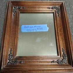Framed Antique Mirror 
