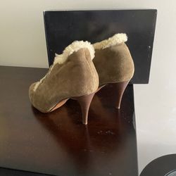 NEW JCrew Boots Booties Tan Suede Stiletto 
