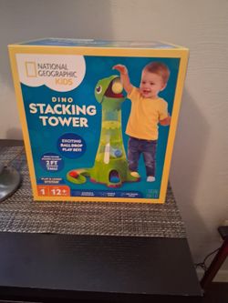 Nib dino stacking tower