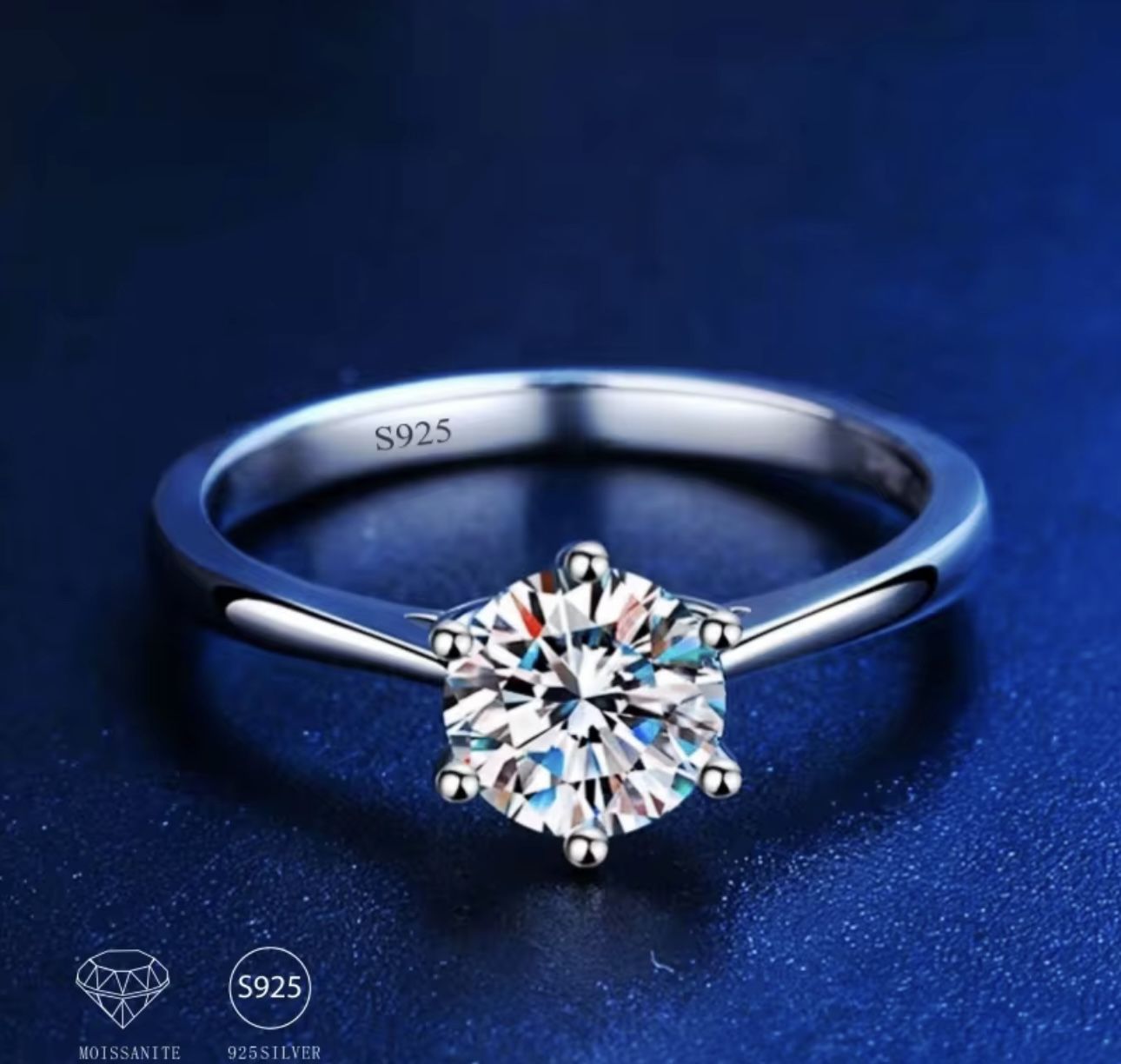 Moissanite Ring 