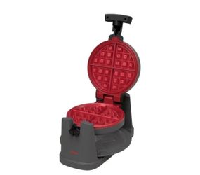CRUX Waffle Maker X Ghetto Gastro ROTO -  CRUXGG Rotating Ceramic Coating Nonstick 900-Watt Waffle Maker