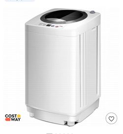 Costway Full-Automatic Laundry Wash Machine Washer/Spinner W/Drain Pump