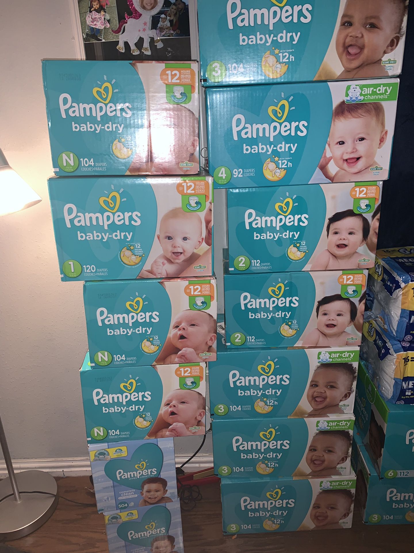 Diapers newborn & size 3 only! PICK UP IN OAK CLIFF