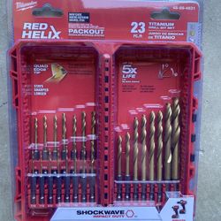 SHOCKWAVE IMPACT DUTY Titanium Twist Drill Bit Set (23-Piece)