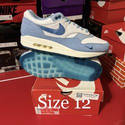 Air Max 1 Blue Print