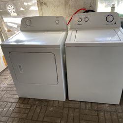 PERFECTLY RUNNING WASHER & ELECTRIC DRYER! WHIRLPOOL  AMANA WASHER & WHIRLPOOL ROPER DRYER! ILL RUN BOTH FOR YOU SO YOU CAN SEE THEY RUN GOOD! IM IN M