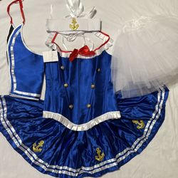 6 Piece Sexy Sailor Costume New w/Tags $80