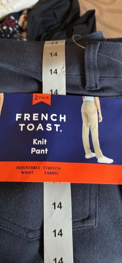 French Toast Knit Pants 2-Pack Size 14